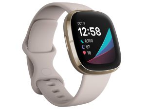 Smartwatch Fitbit FB512GLWT kremowy
