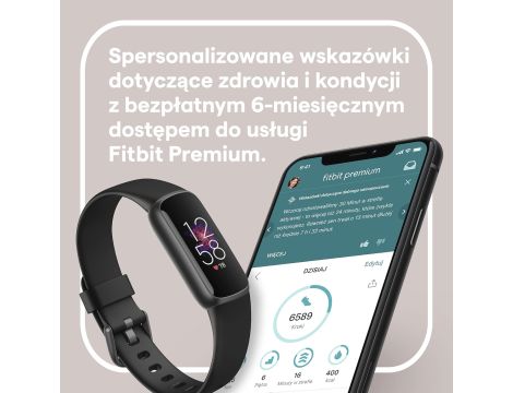 SMARTWATCH FITBIT LUXE CZARNY - 5