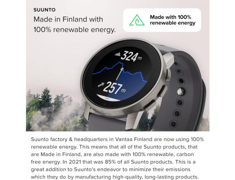 Smartwatch Suunto 9 Peak Pro all black WADA - 6