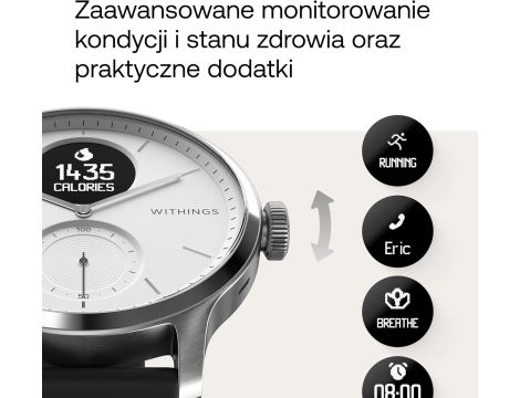 Smartwatch Withings ScanWatch biały - 7