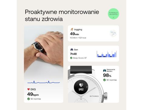 Smartwatch Withings ScanWatch biały - 5