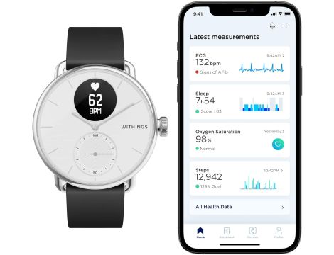 Smartwatch Withings ScanWatch biały - 6