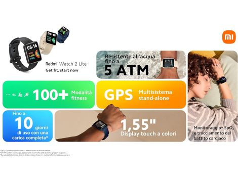 Smartwatch Xiaomi Redmi Watch 2 Lite niebieski - 8