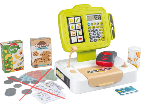 Smoby Toys 7600350113 Kasa elektroniczna mała ze skanerem