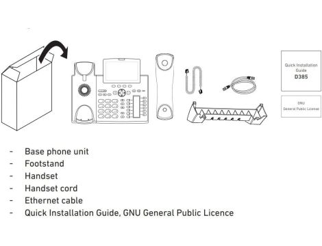 Snom Technology Ag Snom Telefon biurkowy D385 IP - 5