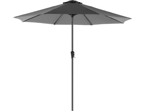 SONGMICS Parasol ogrodowy UPF 50+ ośmiokątny baldachim 2.7 m szary - 2