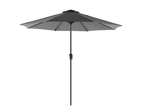 SONGMICS Parasol ogrodowy UPF 50+ ośmiokątny baldachim 2.7 m szary