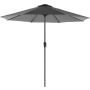 SONGMICS Parasol ogrodowy UPF 50+ ośmiokątny baldachim 2.7 m szary - 3
