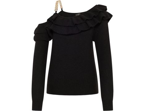 Sookie Sweter z dzianiny Kobiety Sweter z dzianiny M-L czarny - 2