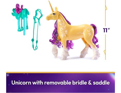 Spin Master Unicorn Academy Jednorożec do czesania 28 cm Leaf - 3