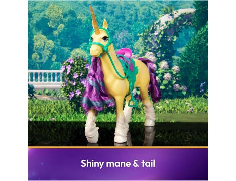 Spin Master Unicorn Academy Jednorożec do czesania 28 cm Leaf - 4