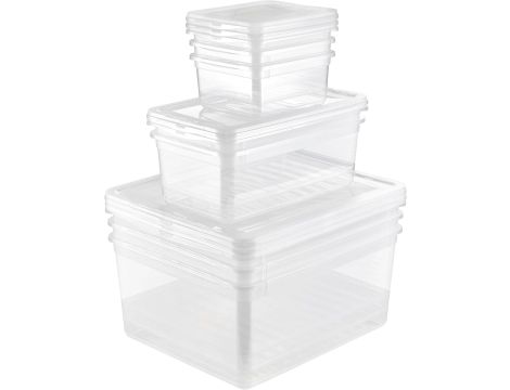 Pojemnik do przechowywania 3x1,7 2x5,6 3x18 l 8SZT - 2