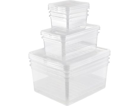 Pojemnik do przechowywania 3x1,7 2x5,6 3x18 l 8SZT - 4