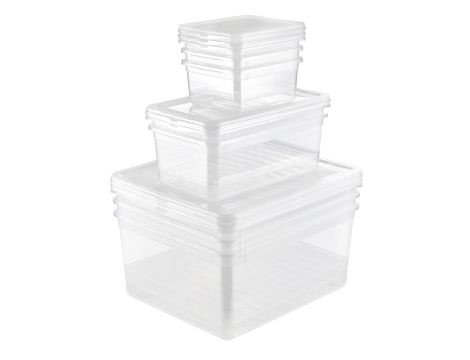 Pojemnik do przechowywania 3x1,7 2x5,6 3x18 l 8SZT