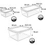 Pojemnik do przechowywania 3x1,7 2x5,6 3x18 l 8SZT - 4