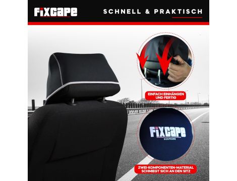 Pokrowiec na pojedynczy fotel FIXCAPE poliester szary uniwersalne - 6