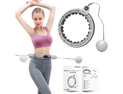 Opony Smart Hula Hoop z licznikiem i piłką grawitacyjną - 3