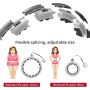 Opony Smart Hula Hoop z licznikiem i piłką grawitacyjną - 5