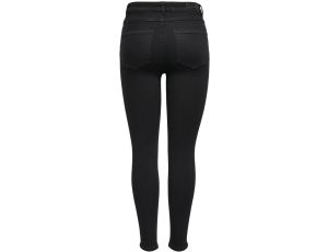 Spodnie jeansowe streczowe Kobiety 28W / 30L czarny - image 2