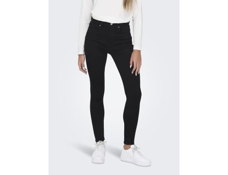 Spodnie jeansowe streczowe Kobiety 28W / 30L czarny - 3