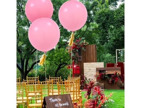 olbrzymi balon lateksowy, rozmiar XXL, 90 cm 6 sztuk - 5