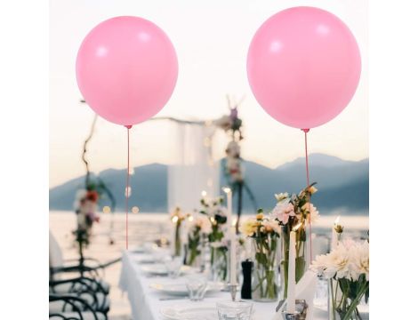 olbrzymi balon lateksowy, rozmiar XXL, 90 cm 6 sztuk - 4