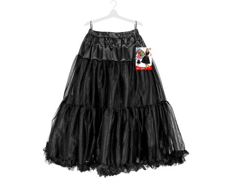 SPÓDNICA CZARNA Z TIULU 65 CM - 4
