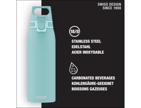 Stalowa butelka turystyczna  0,75L - 3