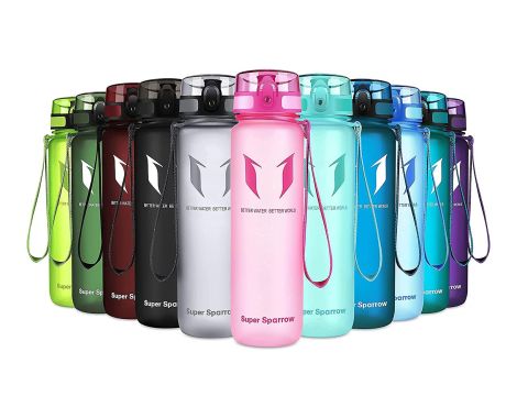 Butelka Na Wodę Super Sparrow Tritan Bidon bez BPA 750ml 795