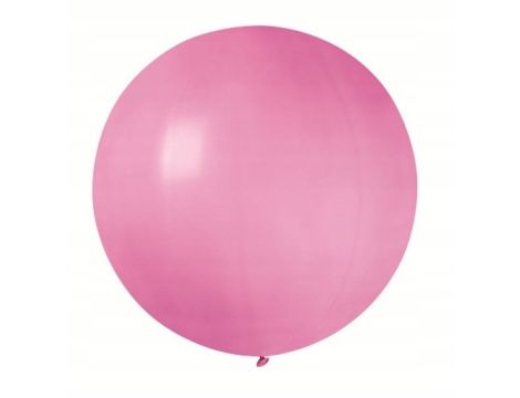 Balon lateksowy gigant 45 cm pastelowy różowy 50 sztuk BABY SHOWER roczek - 3