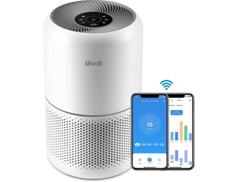 Oczyszczacz powietrza Levoit Core 300S HEPA CADR 240 m3/h cichy smart