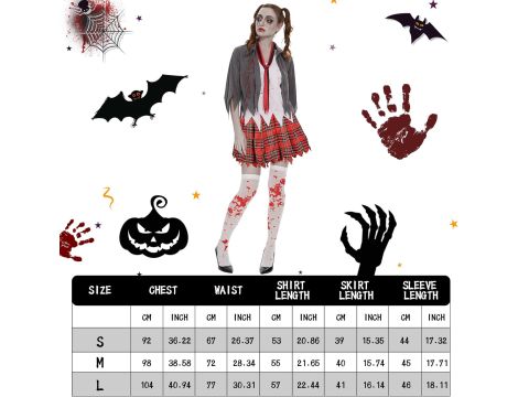Halloweenowy kostium damski na Halloween Party, Cosplay - 3
