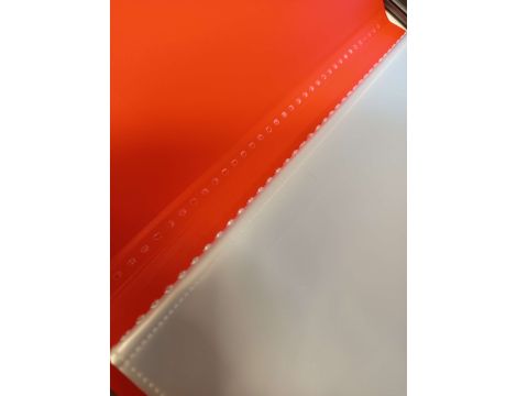 Album ofertowy z 50 przezroczystymi koszulkami A4 CZERWONY - 2
