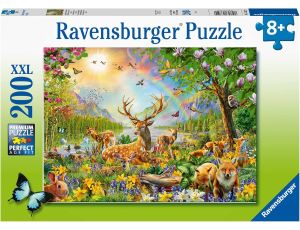 Puzzle 200 XXL dla dzieci Leśne zwierze 13352 8+ Ravensburger - image 2