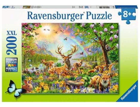 Puzzle 200 XXL dla dzieci Leśne zwierze 13352 8+ Ravensburger
