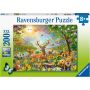 Puzzle 200 XXL dla dzieci Leśne zwierze 13352 8+ Ravensburger - 3