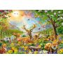 Puzzle 200 XXL dla dzieci Leśne zwierze 13352 8+ Ravensburger - 4