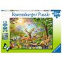 Puzzle 200 XXL dla dzieci Leśne zwierze 13352 8+ Ravensburger - 2