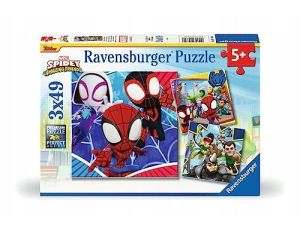 RAVENSBURGER PUZZLE SPIDEY'S ADVENTURES 3X49P (PUZZLE) - image 2