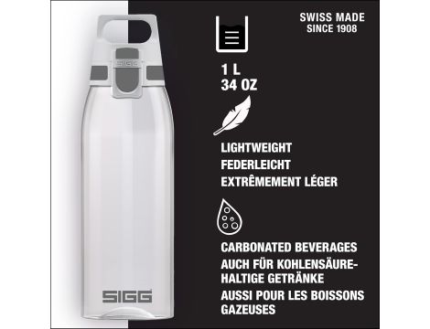 Butelka SIGG 1000 ml bezbarwny - 3