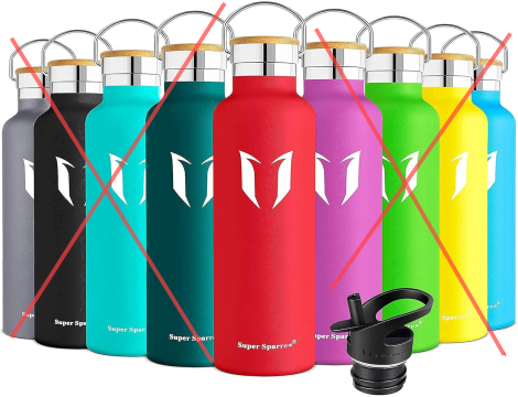 Butelka Super Sparrow 350 ml czerwony