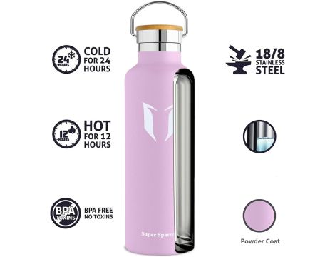 Butelka Super Sparrow 380 ml odcienie niebieskiego - 5