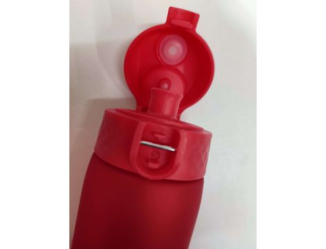 BUTELKA Z MIARKĄ ION8 BIDON NA WODĘ 500ml 0,5L 500 ML RED - 4