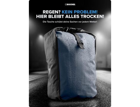 BÜCHEL Torba rowerowa na bagażnik I w 100% wodoszczelna - 3