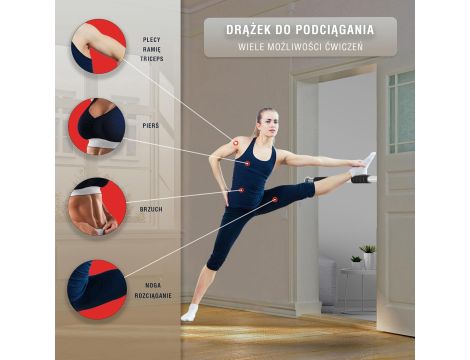Drążek Rozporowy Ultrasport Do Podciągania Do Ćwiczeń Regulowany 66-93 cm - 4