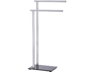 Drążek wolnostojący Wenko chrom, czarny - image 2