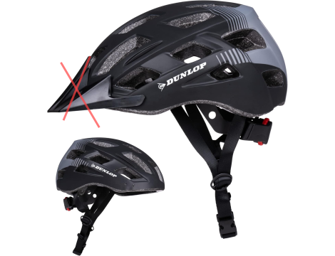 Dunlop kask rowerowy M NOWY czarny - 5