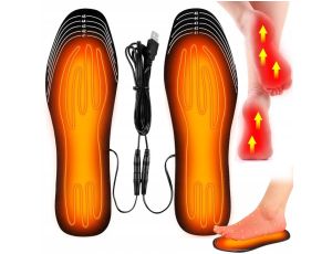 USB PODGRZEWANE WKŁADKI DO BUTÓW 35-40 OGRZEWACZE DO STÓP NA ZIME - image 2