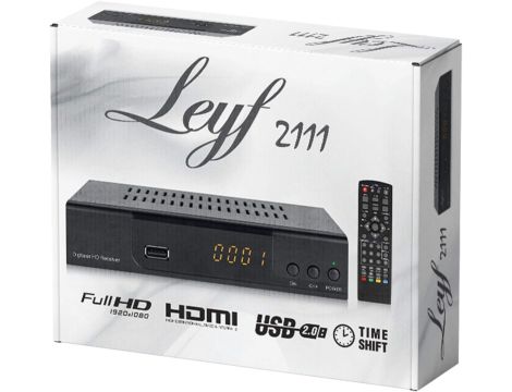 DVBT2 i DVBC2 Combo dekoder tuner do telewizora HDMI Leyf 2111 - 4