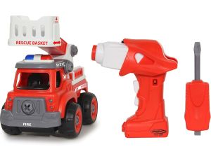 Samochód strażacki First RC zestaw 33-częściowy z wkrętarką akumulatorową - image 2